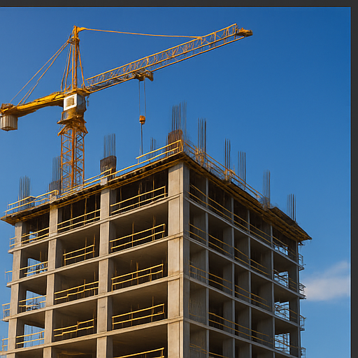 Proiect rezidențial în construcție